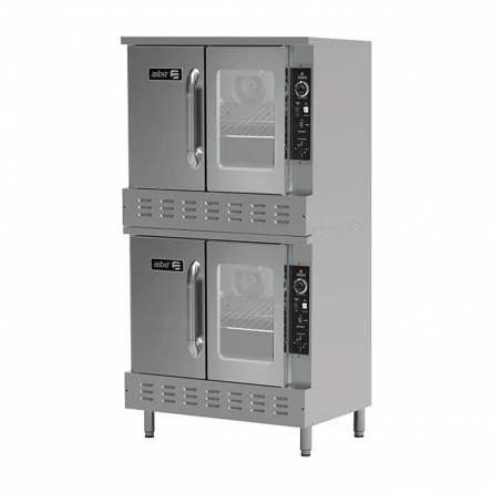 Asber (AECO-2 LPG) Horno doble de convección a gas