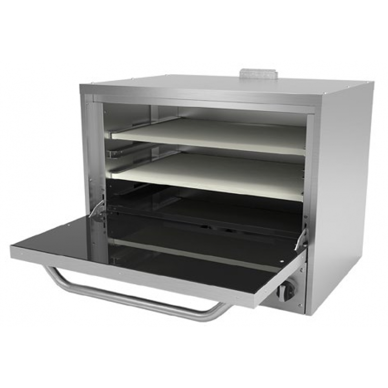 Asber (AEPO-36-S LPG) Horno pizzero con piedra...