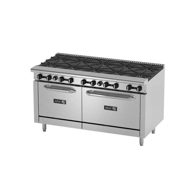 Asber (AER-2-B10-60 LPG) Estufa a Gas Doble...