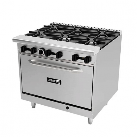 Migsa (XRB-6-MG) Parrilla comercial a gas de 6...