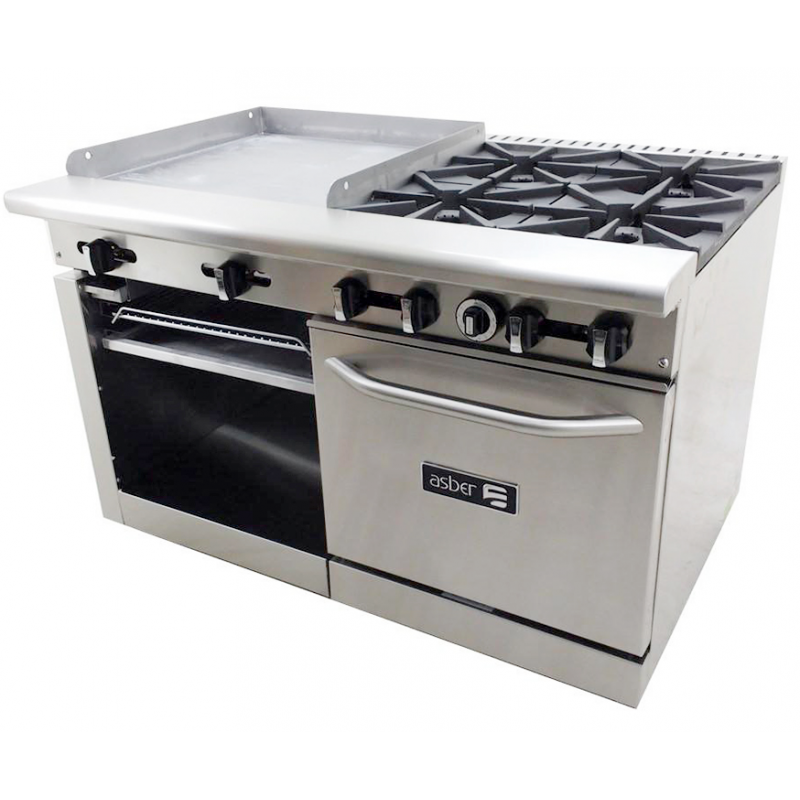 Asber (AMR-48 LPG) Estufa industrial combinada