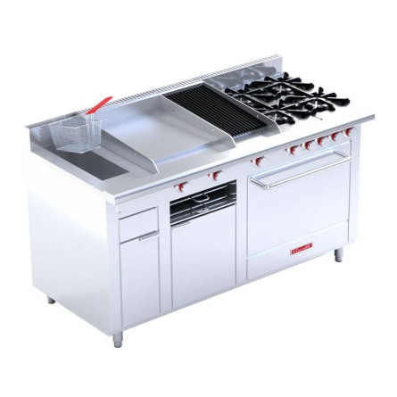 CORIAT CV-4-E MASTER Plancha Eléctrica 4...