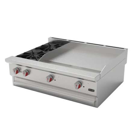 DRAGO (CG-20PD) COMBINADO Parrillas Y Plancha a...