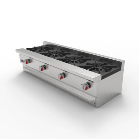 DRAGO (CG-40 SLIM) Parrillas SLIM 4 QUEMADORES