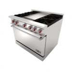 DRAGO (CG-41PD) Estufa con 4 quemadores, horno...