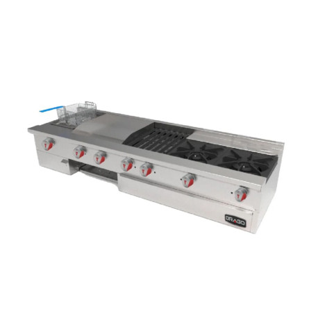 DRAGO (CG-20 SLIM) Parrillas SLIM 2 QUEMADORES