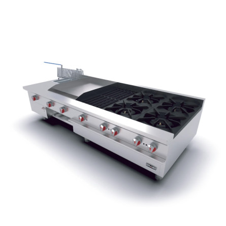 DRAGO (CG-30 SLIM) Parrillas SLIM 3 QUEMADORES