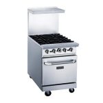 MIGSA (DCR24-4Q) ESTUFA COMERCIAL A GAS DE 4...