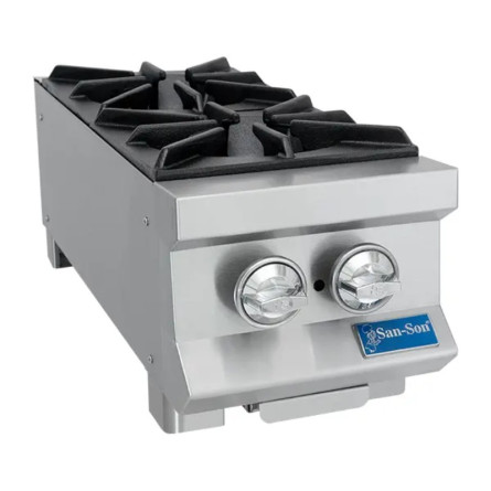 San-Son (SS2Q) Parrilla Profesional 2 Quemadores
